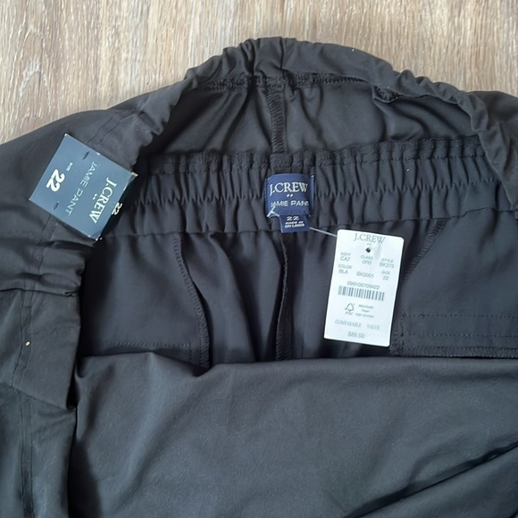 🏷️ J. Crew Maternity Black Jamie Pant - Size 22 - Picture 3 of 6
